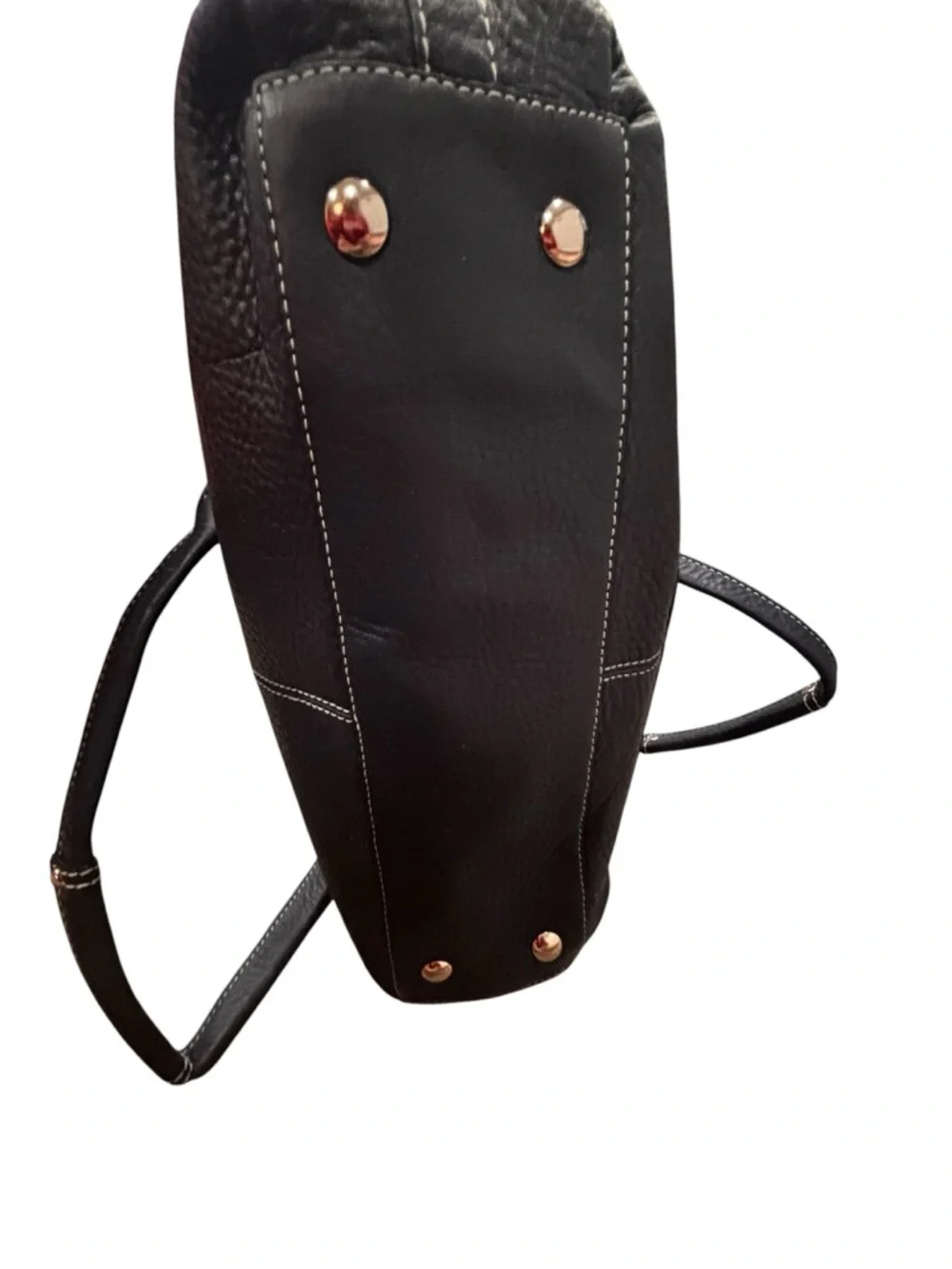 Coach Dark Blue Soft Leather Medium Size Handbag Number M0949-F14686 - Picture 5 of 9